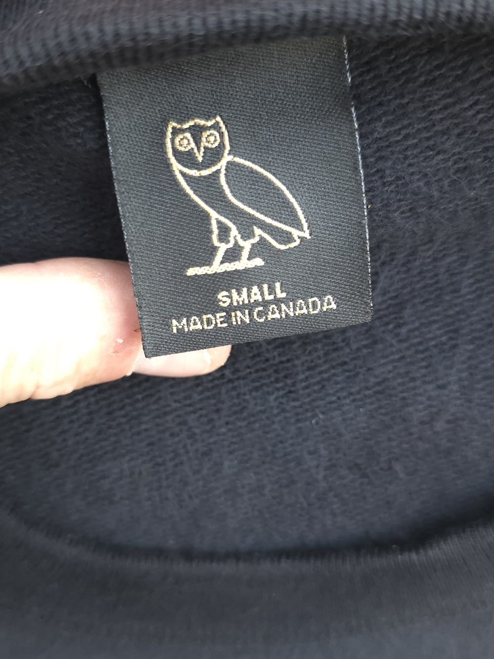 OVO Owl Crewneck Black&Gold (Small)